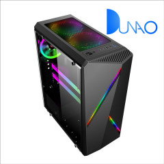 2019 new black color glass game chassis factory price C006